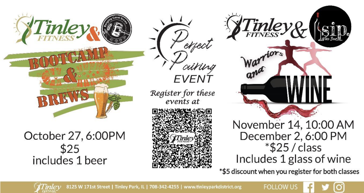 Fitness Fun at Local Establishments - Tinley Park-Park District