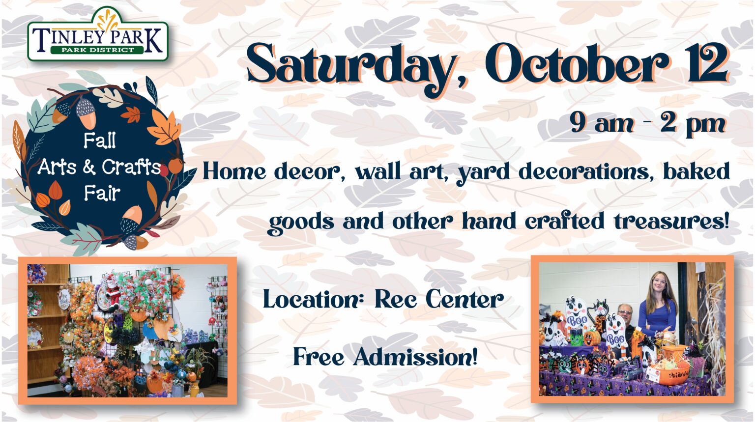 2024 Tinley Park Fall Arts and Crafts Fair