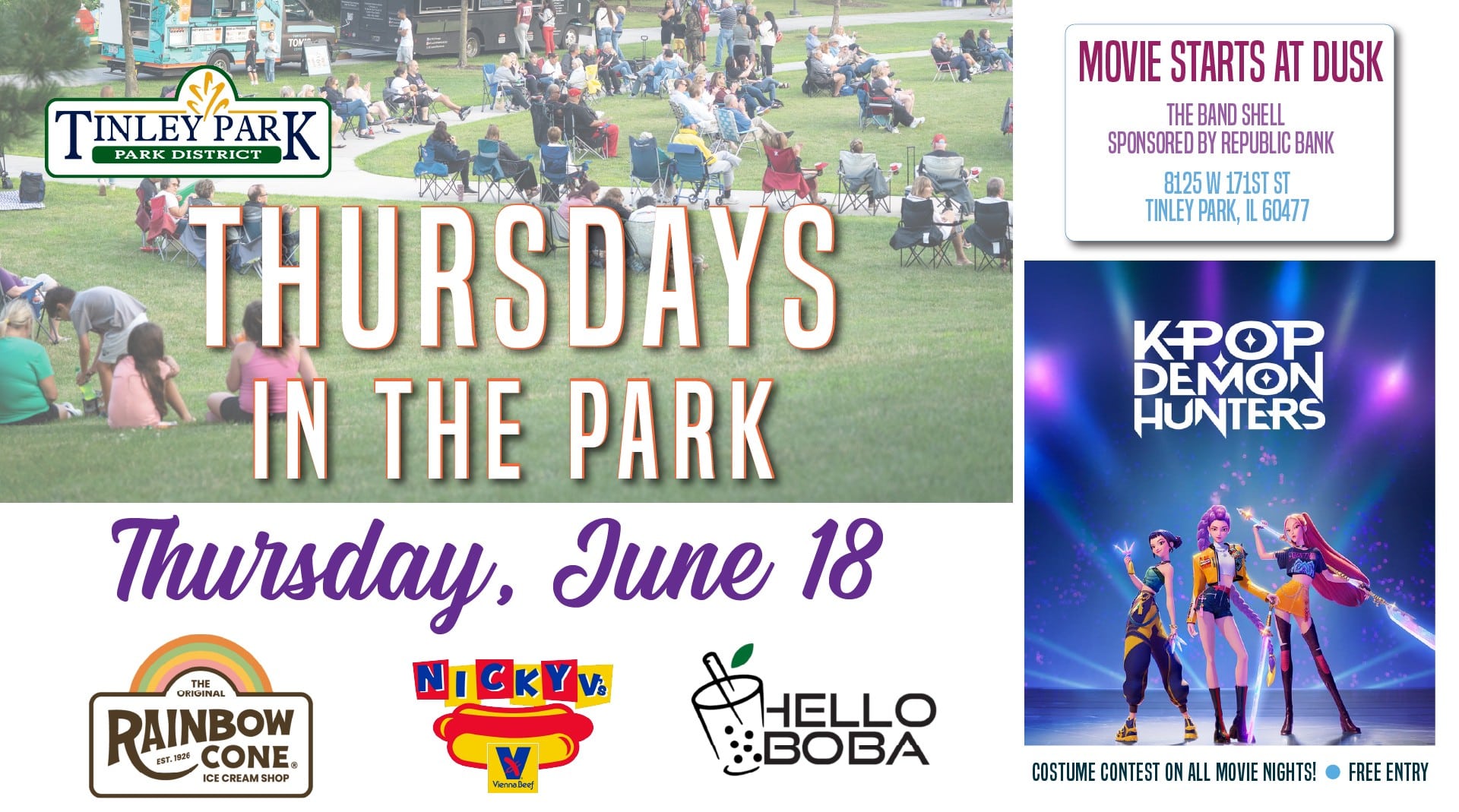 Thursdays in the Park K Pop June 18 REACH